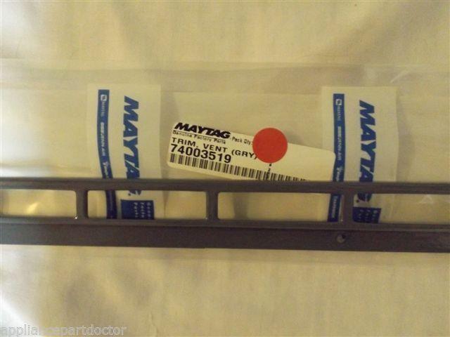 JENN AIR MAGIC CHEF STOVE 74003519 Trim, Vent (gry) NEW IN BOX JENN AIR MAGIC CHEF STOVE 74003519 Trim, Vent (gry) NEW IN BOX